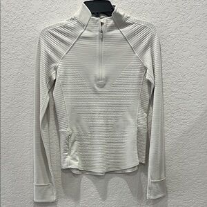 Lululemon Women's cream Long Sleeve Top size 4